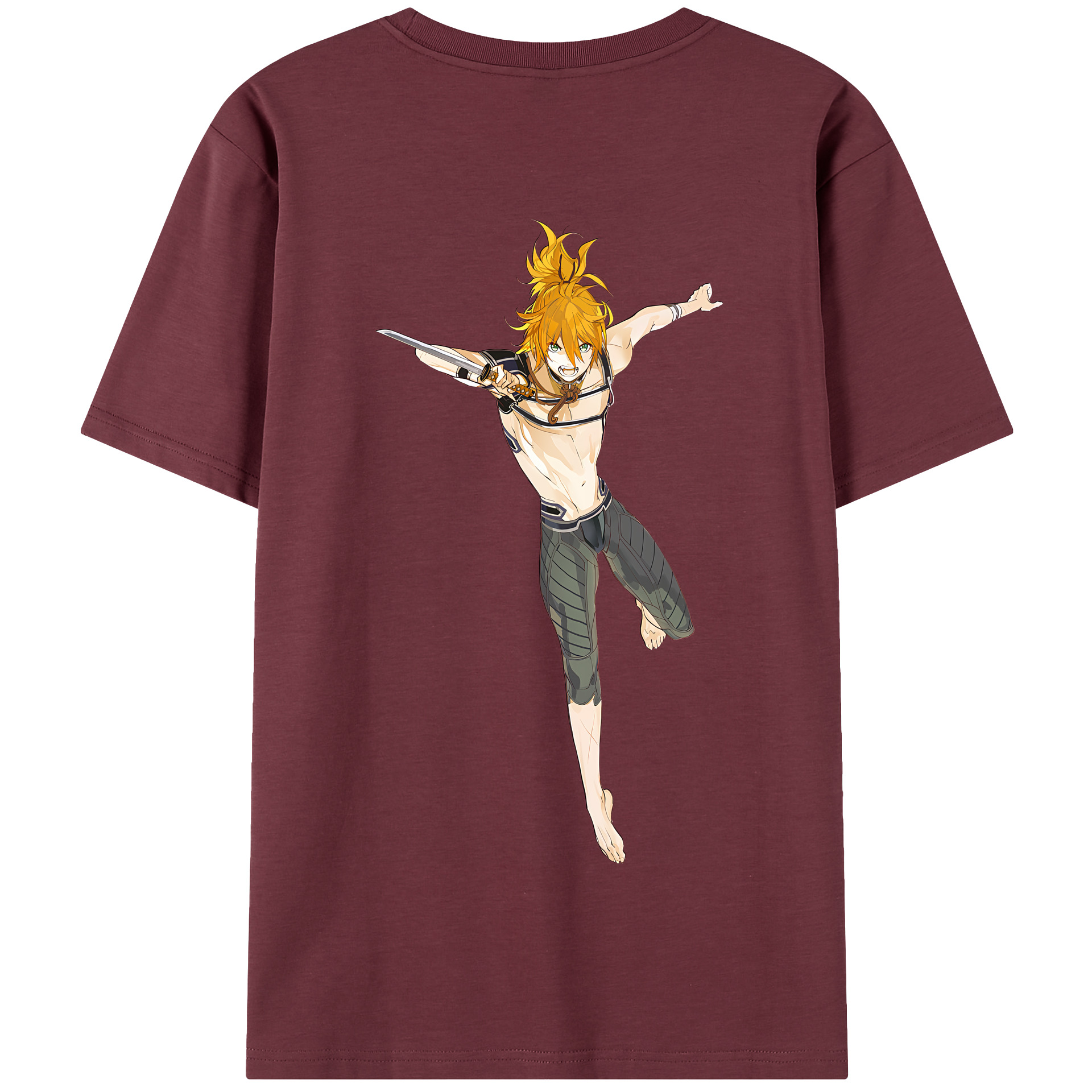 （画像用） 刀剣乱舞 Touken Ranbu 綿100％半袖Tシャツ（背面プリント）